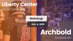 Matchup: Liberty Center vs. Archbold  2019