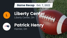 Recap: Liberty Center  vs. Patrick Henry  2022