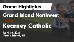 Grand Island Northwest  vs Kearney Catholic  Game Highlights - April 10, 2021