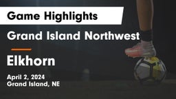 Grand Island Northwest  vs Elkhorn  Game Highlights - April 2, 2024