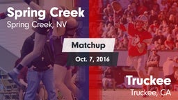 Matchup: Spring Creek vs. Truckee  2016