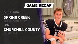 Recap: Spring Creek  vs. Churchill County  2016