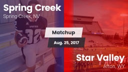 Matchup: Spring Creek vs. Star Valley  2017