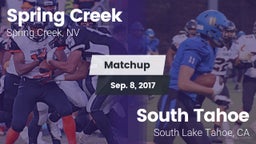 Matchup: Spring Creek vs. South Tahoe  2017