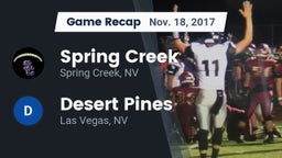Recap: Spring Creek  vs. Desert Pines  2017
