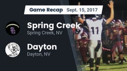 Recap: Spring Creek  vs. Dayton  2017