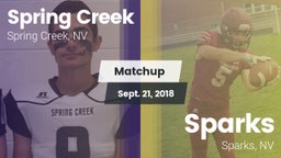 Matchup: Spring Creek vs. Sparks  2018