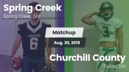 Matchup: Spring Creek vs. Churchill County  2019