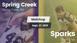 Matchup: Spring Creek vs. Sparks  2019