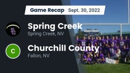 Recap: Spring Creek  vs. Churchill County  2022