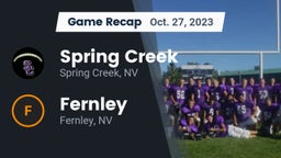 Recap: Spring Creek  vs. Fernley  2023