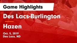 Des Lacs-Burlington  vs Hazen  Game Highlights - Oct. 5, 2019