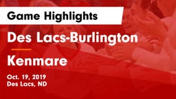 Des Lacs-Burlington  vs Kenmare  Game Highlights - Oct. 19, 2019