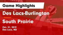 Des Lacs-Burlington  vs South Prairie Game Highlights - Oct. 31, 2019