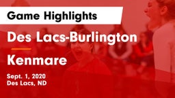 Des Lacs-Burlington  vs Kenmare  Game Highlights - Sept. 1, 2020