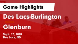 Des Lacs-Burlington  vs Glenburn Game Highlights - Sept. 17, 2020