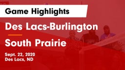 Des Lacs-Burlington  vs South Prairie Game Highlights - Sept. 22, 2020