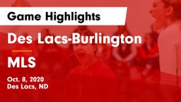Des Lacs-Burlington  vs MLS Game Highlights - Oct. 8, 2020