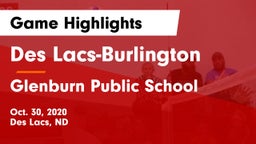 Des Lacs-Burlington  vs Glenburn Public School Game Highlights - Oct. 30, 2020