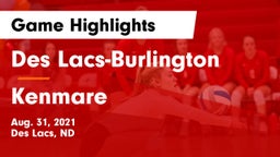 Des Lacs-Burlington  vs Kenmare Game Highlights - Aug. 31, 2021