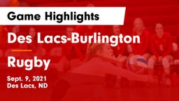 Des Lacs-Burlington  vs Rugby Game Highlights - Sept. 9, 2021