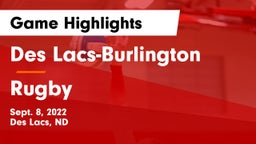 Des Lacs-Burlington  vs Rugby Game Highlights - Sept. 8, 2022