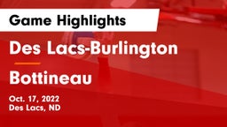 Des Lacs-Burlington  vs Bottineau  Game Highlights - Oct. 17, 2022