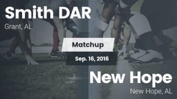 Matchup: Smith DAR vs. New Hope  2016