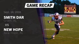 Recap: Smith DAR  vs. New Hope  2016