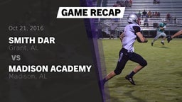 Recap: Smith DAR  vs. Madison Academy  2016