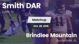 Matchup: Smith DAR vs. Brindlee Mountain  2016