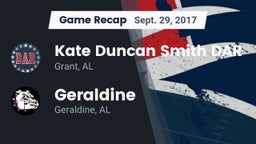 Recap: Kate Duncan Smith DAR  vs. Geraldine  2017