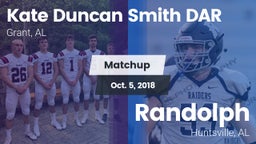 Matchup: Kate Duncan Smith vs. Randolph  2018