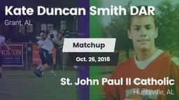 Matchup: Kate Duncan Smith vs. St. John Paul II Catholic  2018