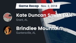 Recap: Kate Duncan Smith DAR  vs. Brindlee Mountain  2018