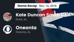 Recap: Kate Duncan Smith DAR  vs. Oneonta  2018