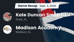 Recap: Kate Duncan Smith DAR  vs. Madison Academy  2020