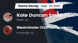 Recap: Kate Duncan Smith DAR  vs. Westminster Christian Academy 2020