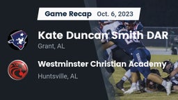 Recap: Kate Duncan Smith DAR  vs. Westminster Christian Academy 2023