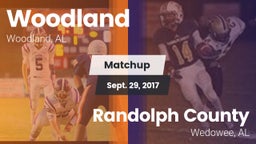Matchup: Woodland vs. Randolph County  2017