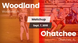 Matchup: Woodland vs. Ohatchee  2018