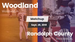 Matchup: Woodland vs. Randolph County  2018