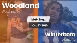 Matchup: Woodland vs. Winterboro  2020