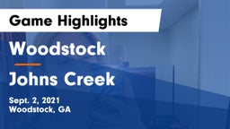 Woodstock  vs Johns Creek  Game Highlights - Sept. 2, 2021