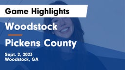 Woodstock  vs Pickens County Game Highlights - Sept. 2, 2023