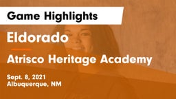 Eldorado  vs Atrisco Heritage Academy  Game Highlights - Sept. 8, 2021