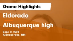 Eldorado  vs Albuquerque high Game Highlights - Sept. 8, 2021