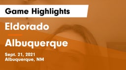 Eldorado  vs Albuquerque  Game Highlights - Sept. 21, 2021