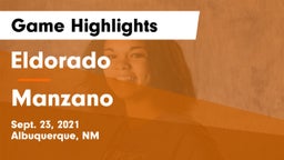 Eldorado  vs Manzano  Game Highlights - Sept. 23, 2021