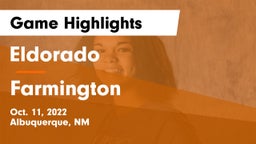 Eldorado  vs Farmington  Game Highlights - Oct. 11, 2022